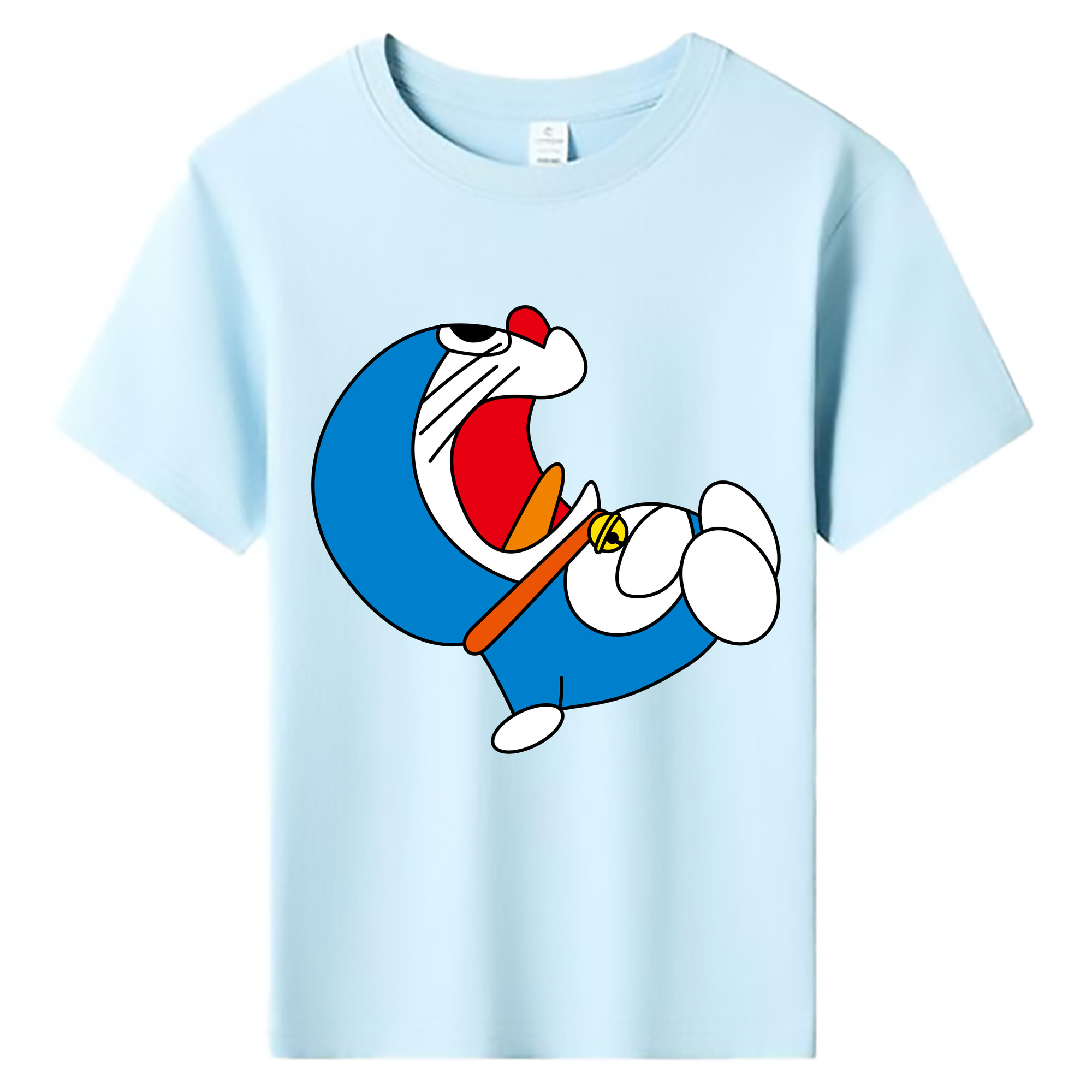 （画像用） ドラえもん Doraemon 綿100％キッズTシャツ（フロントプリント）